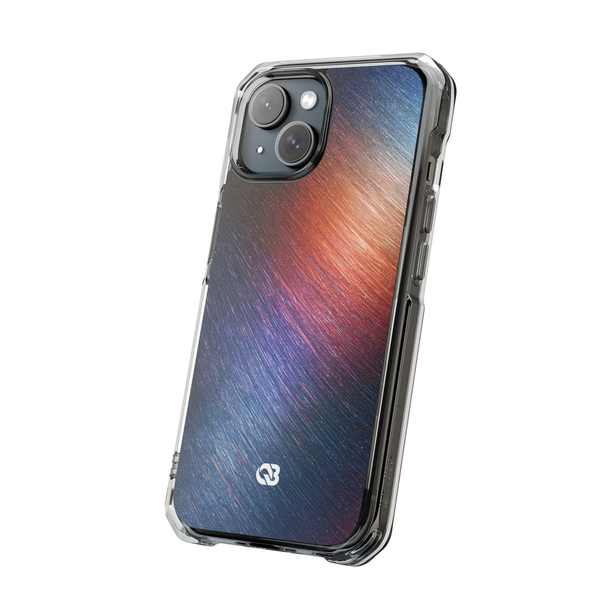 Radiant Energy Stream · Clear Impact Magnetic Phone Case for iPhone · Blue