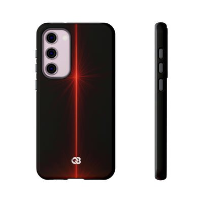 Red Tough Phone Case for Samsung - Crimson Flare Vector