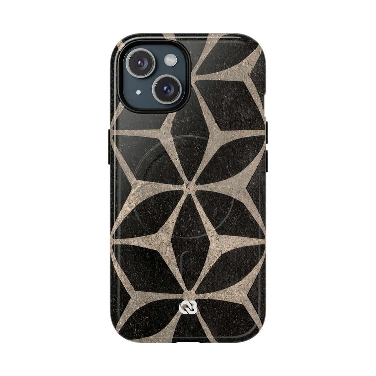 Concrete Mosaic Star · Tough 2.0 Magnetic Phone Case for iPhone · Black