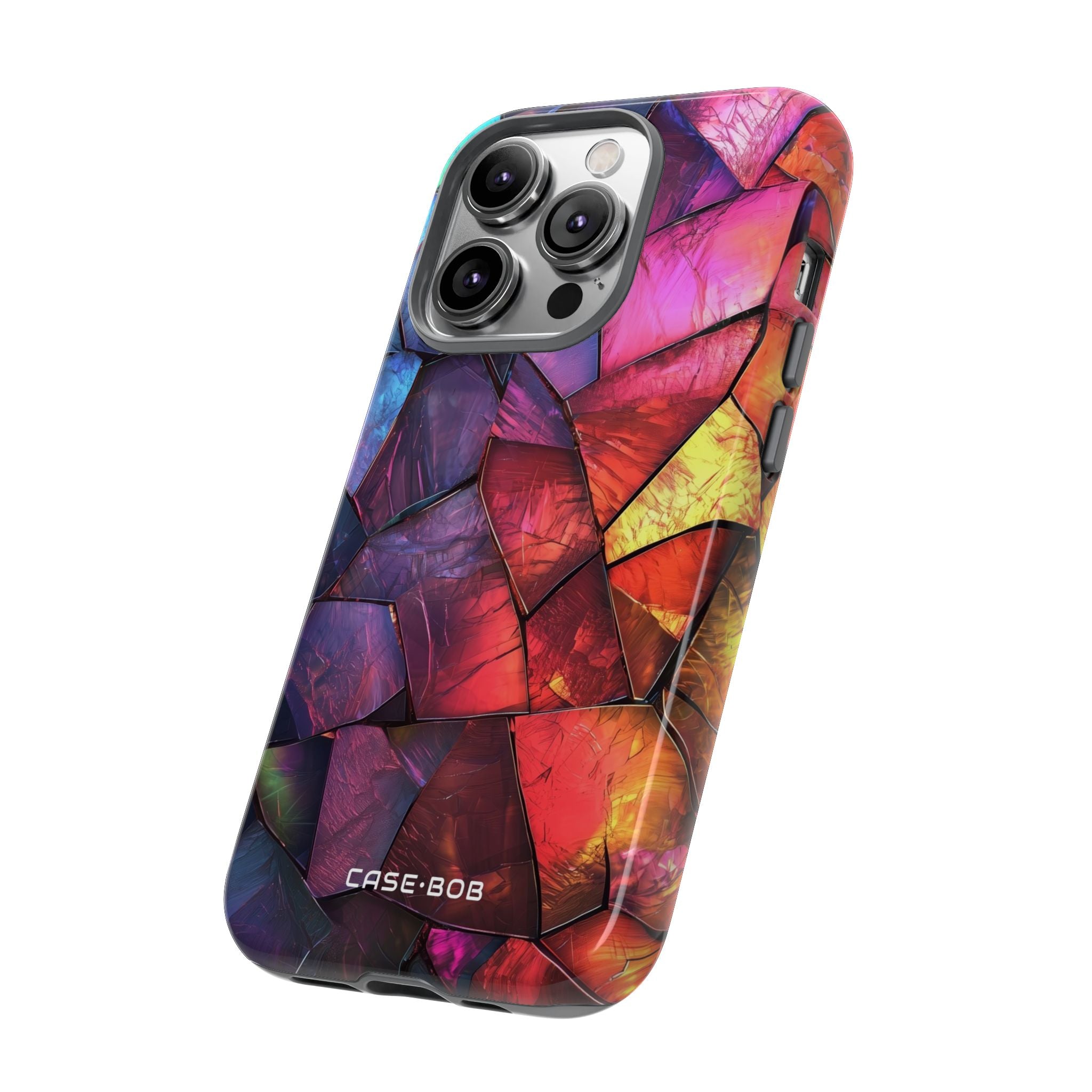Cracked Prism iPhone 14 Pro Case - Tough