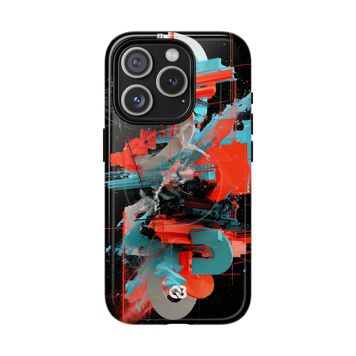 Fragmented Cyber Core · Tough 2.0 Magnetic Phone Case for iPhone · Black