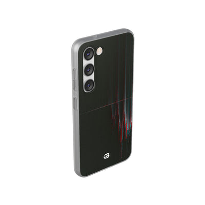 Black Lite Phone Case for Samsung - Corrupted Data Stream