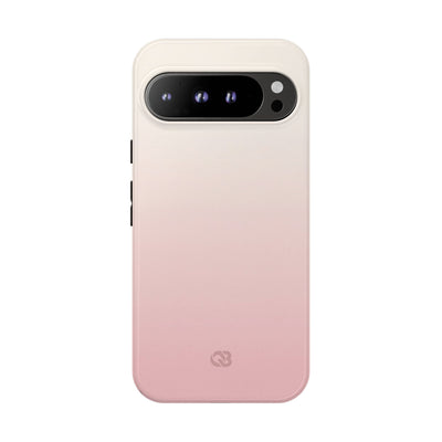 Pink Tough Phone Case for Google Pixel - Frosted Blush Horizon