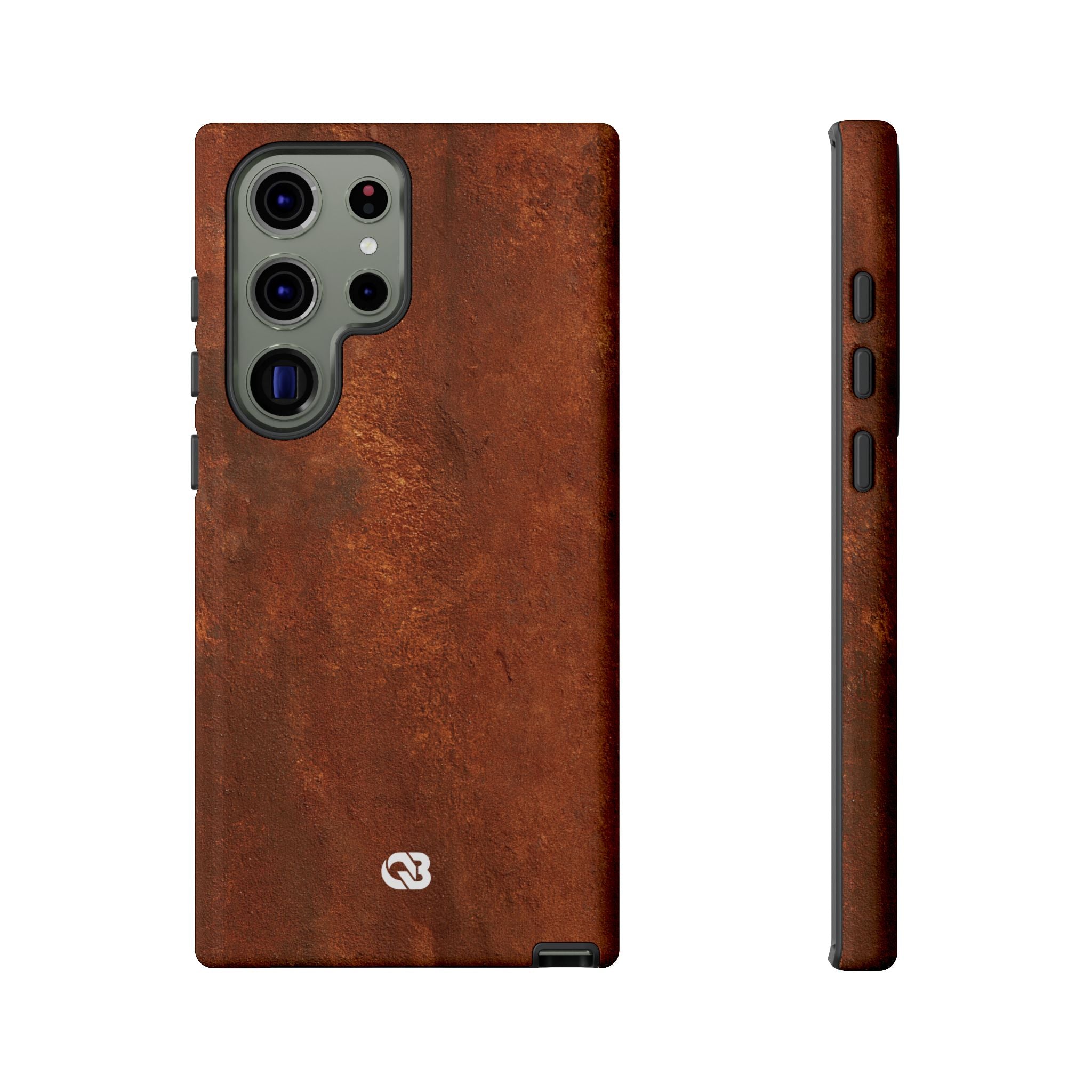Orange Tough Phone Case for Samsung - Oxidized Iron Crust