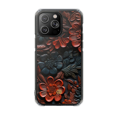 Carved Earth Bloom · Impact Phone Case for iPhone · Magsafe