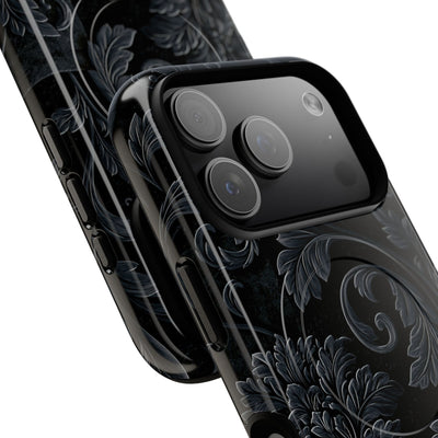 Obsidian Damask · Tough 2.0 Magnetic Phone Case for iPhone · Black