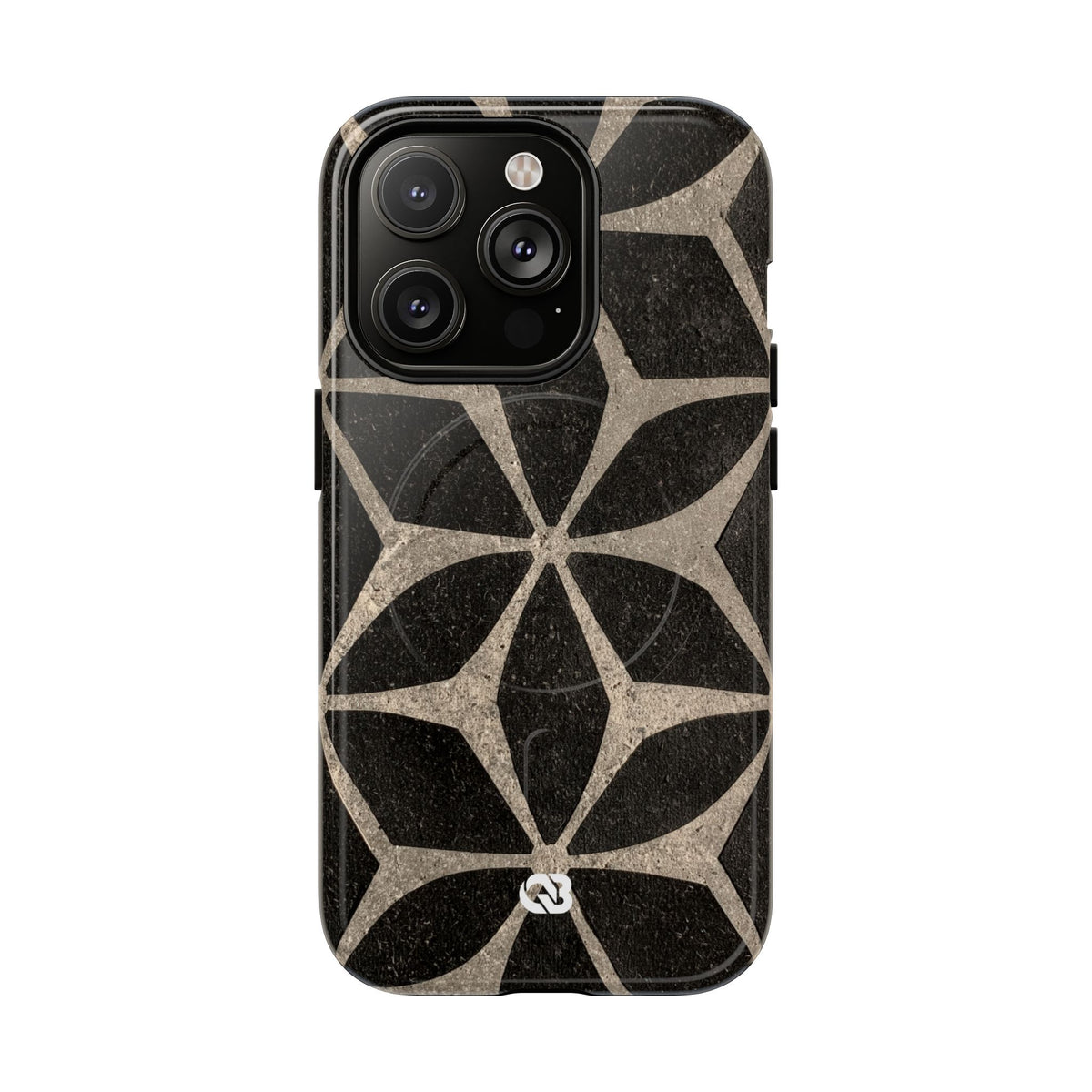 Concrete Mosaic Star · Tough 2.0 Magnetic Phone Case for iPhone · Black