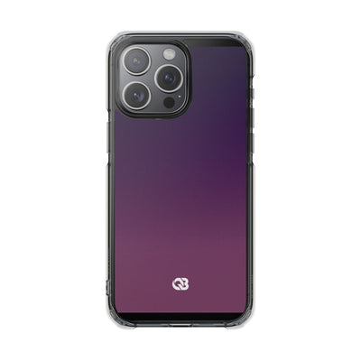 Velvet Dusk · Clear Impact Magnetic Phone Case for iPhone · Purple