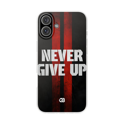 Crimson Grit Resolve · Soft Custodia per iPhone