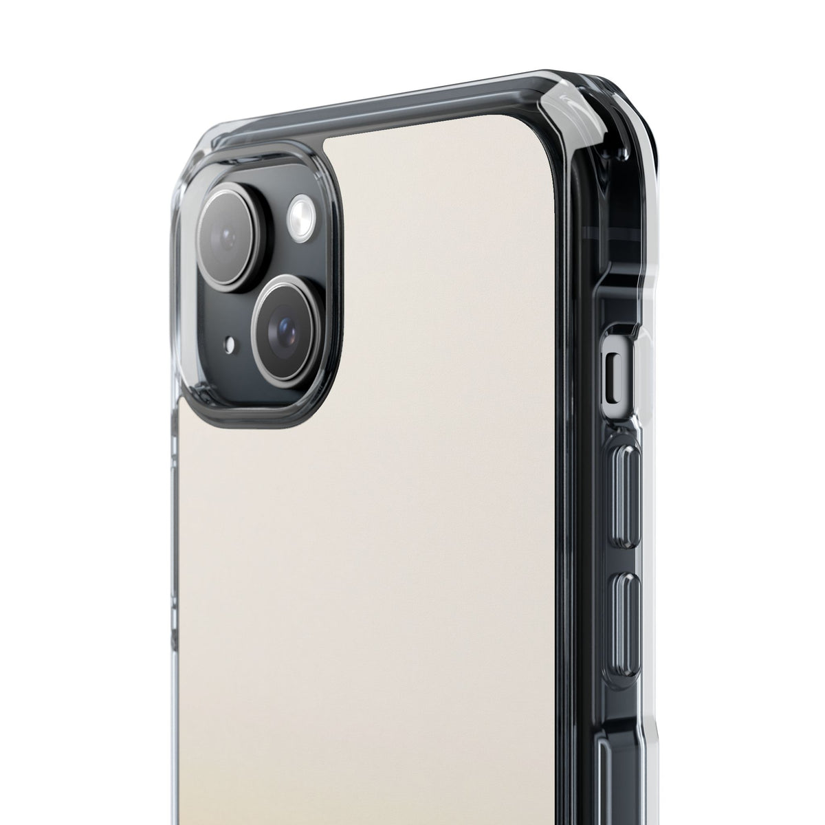 Solar Cream Ombre · Clear Impact Magnetic Phone Case for iPhone · Yellow