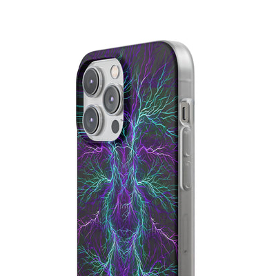 Electric Plasma Arbor · Lite Phone Case for iPhone ·  Purple