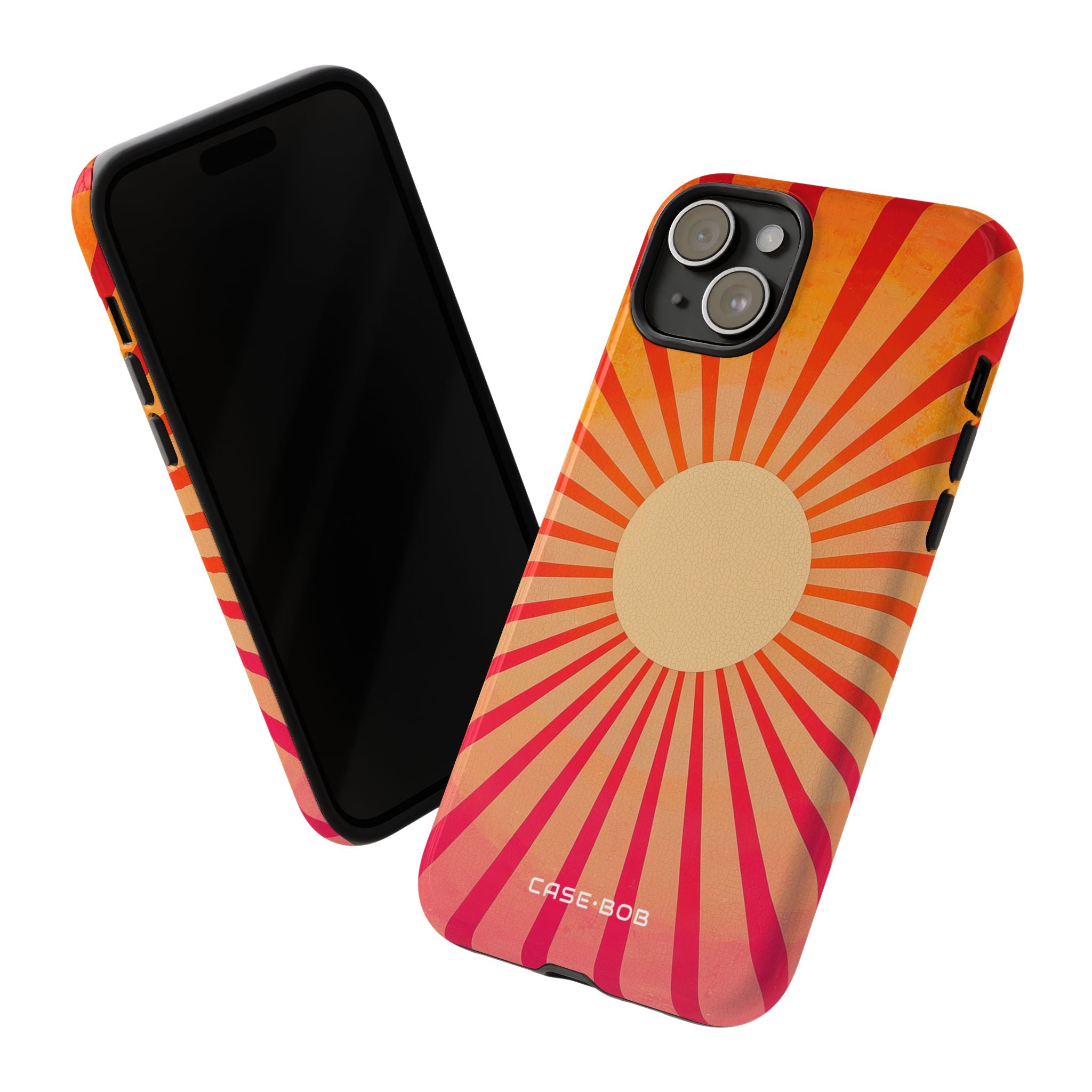 Sunburst Strahlen iPhone 15 Plus Case - Tough