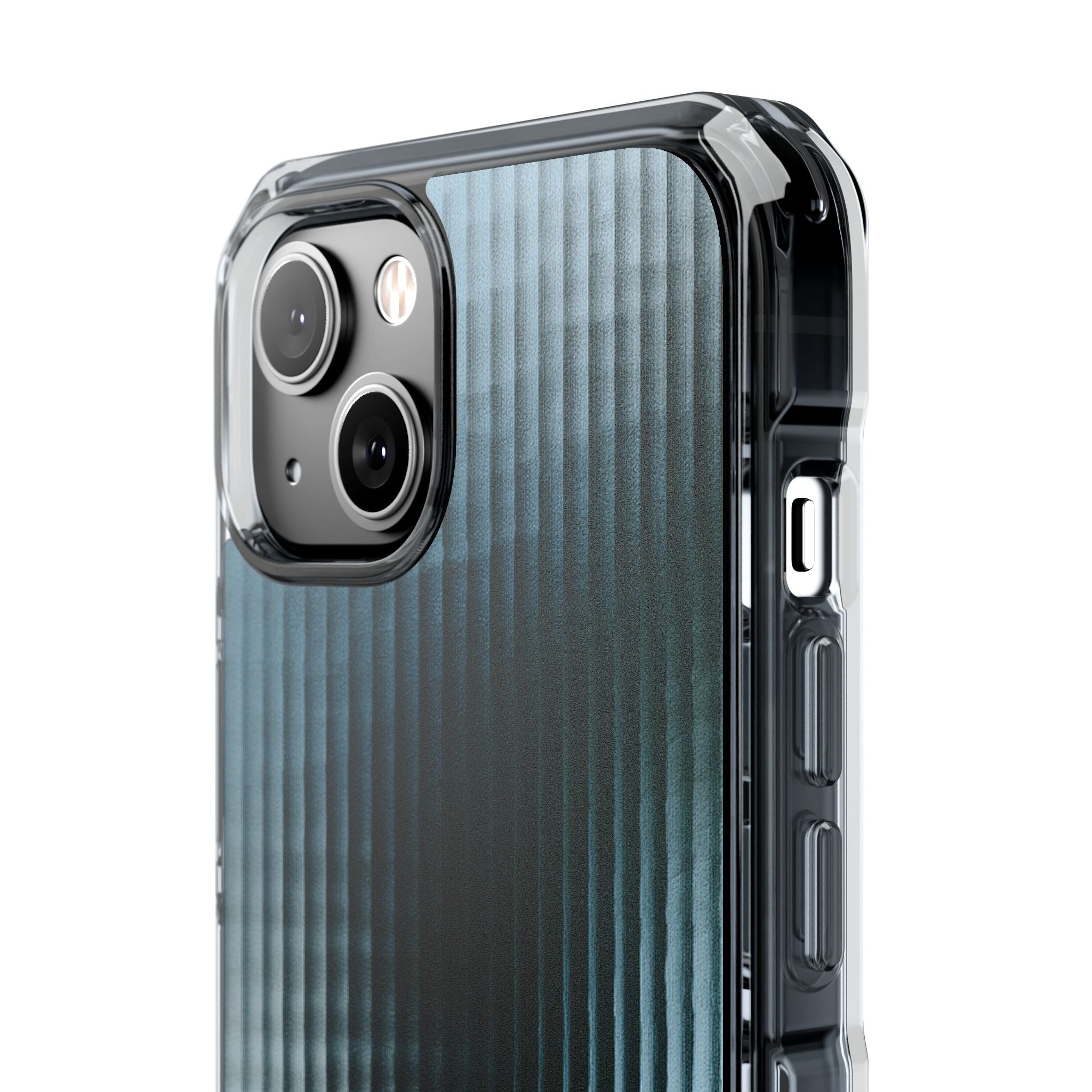 Blue Impact MagSafe Phone Case for iPhone - Glacial Reeded Glass