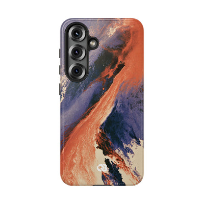 Solar Aura Drift · Tough Phone Case for Samsung · Orange