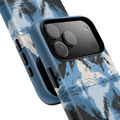 Blue Tough 2.0 Magnetic Phone Case for iPhone - Arctic Summit Mirror