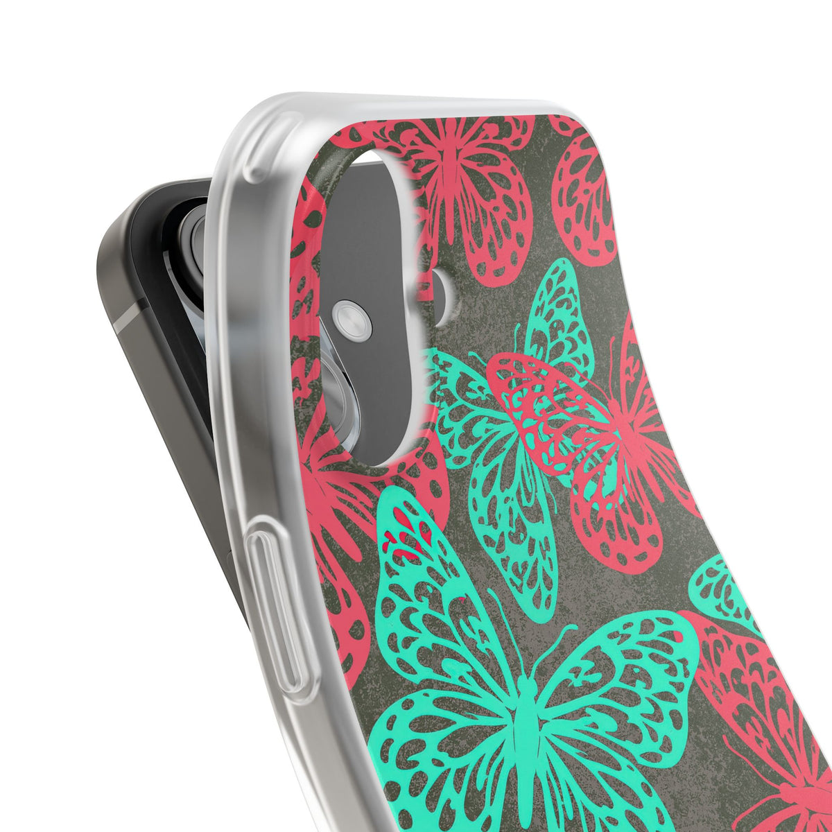 Electric Papillon · Lite Phone Case for iPhone ·  Pink