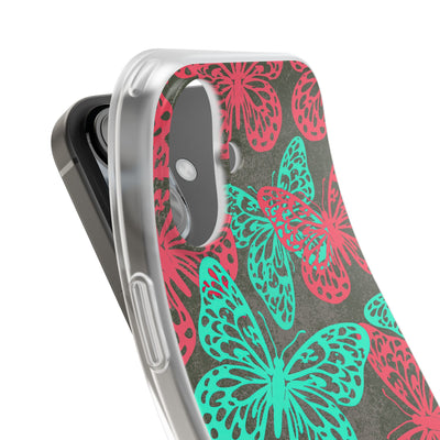 Electric Papillon · Lite Phone Case for iPhone ·  Pink
