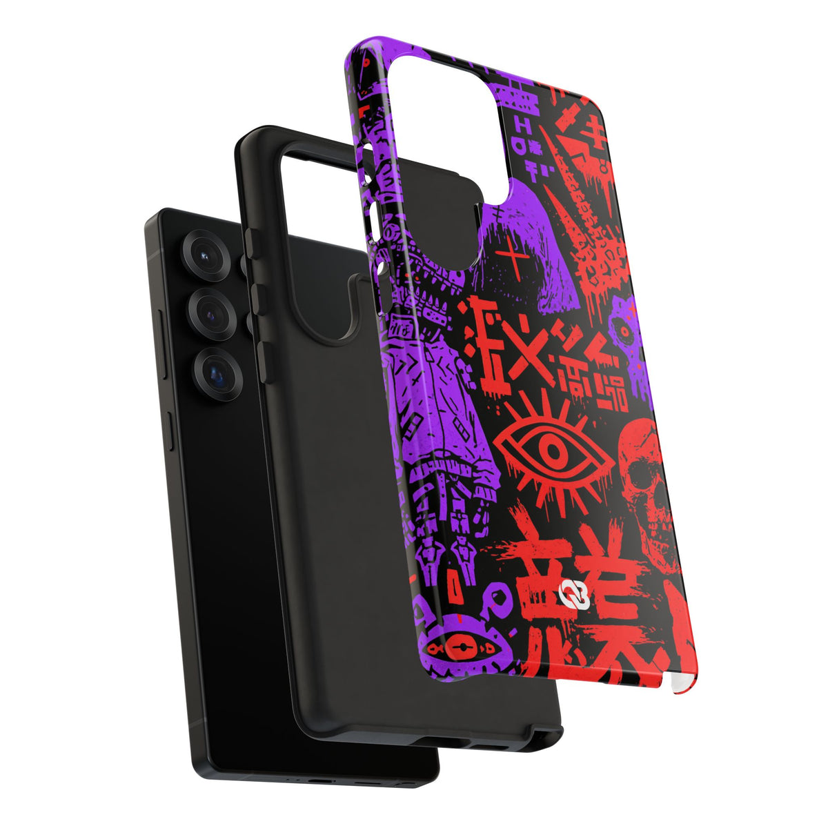 Underground Cyber Glyphs · Tough Phone Case for Samsung · Black