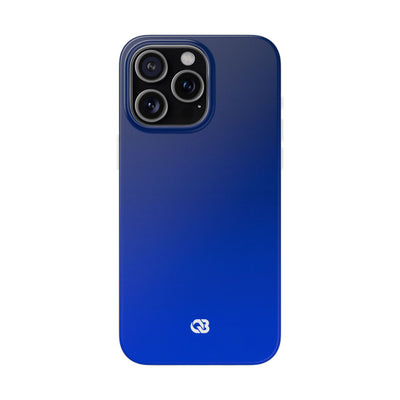 Blue Lite Phone Case for iPhone - Cobalt Depth Shift
