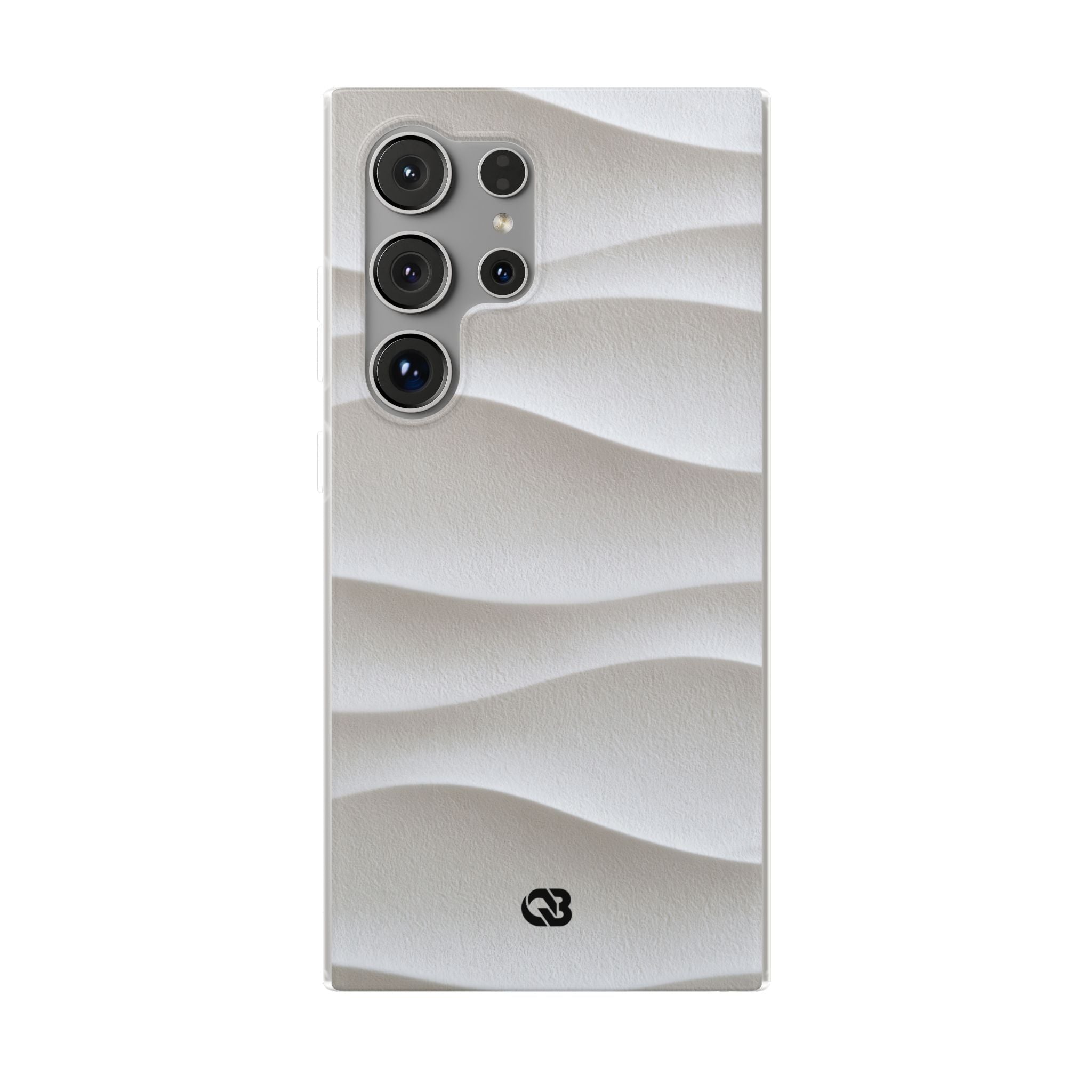 White Lite Phone Case for Samsung - Arctic Flow Ridges