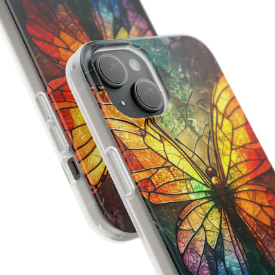 Shattered Prism Butterfly · Soft Phone Case for iPhone