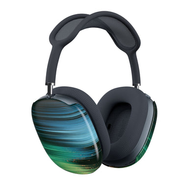 Digital Shoreline Drift · Hard Case for AirPods Max · Teal
