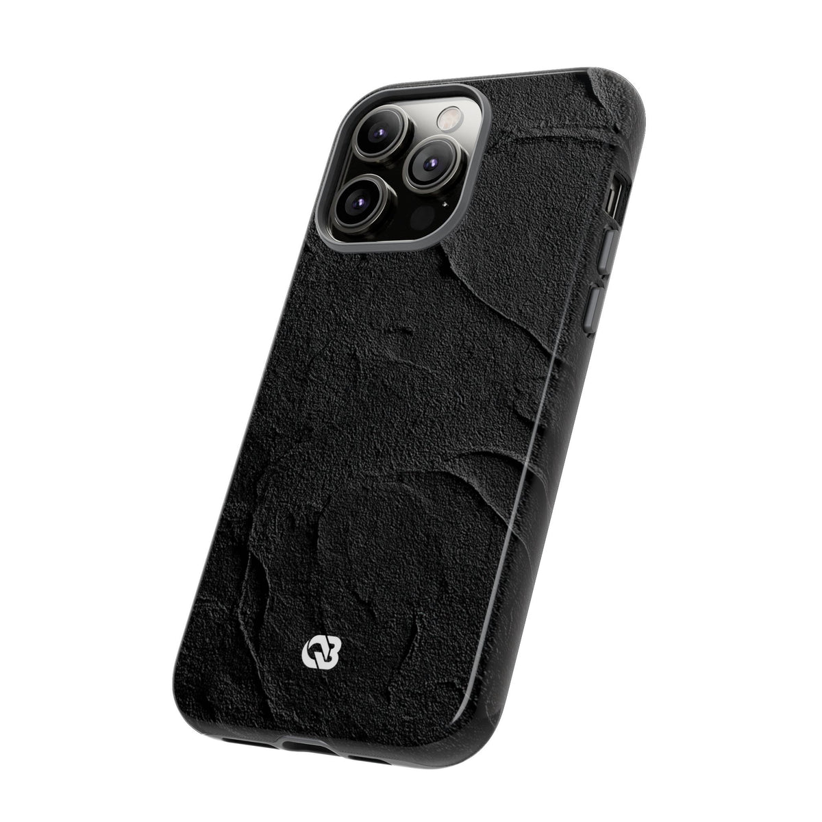 Obsidian Stucco Relief · Tough Phone Case for iPhone · Black