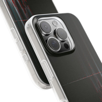 Black Lite Phone Case for iPhone - Corrupted Data Stream