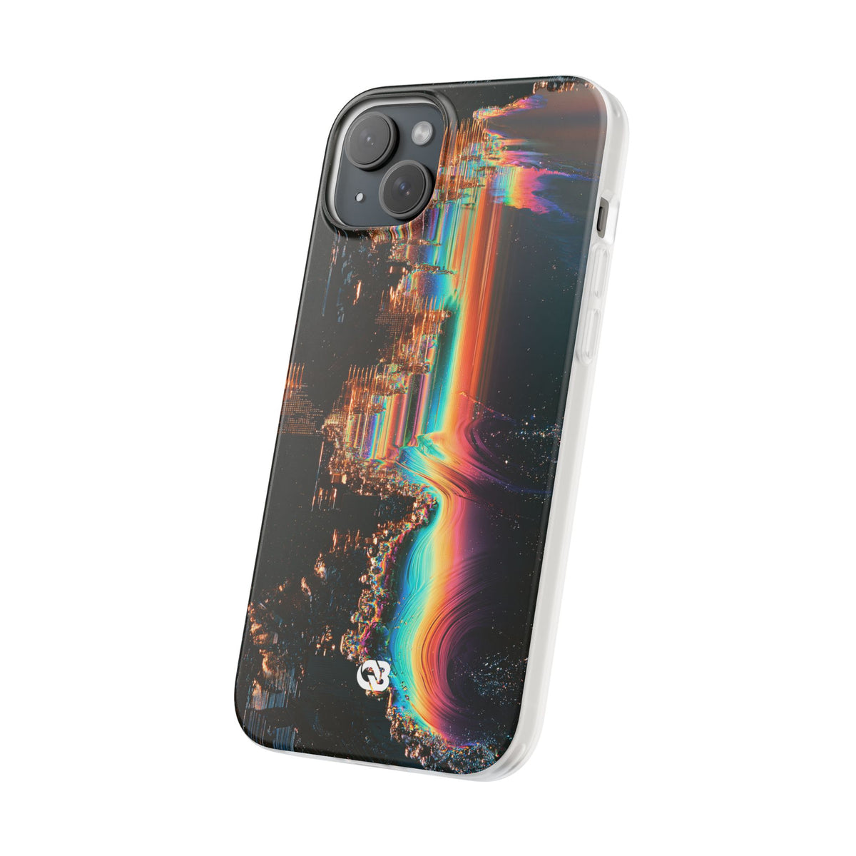 Prismatic Circuit · Lite Phone Case for iPhone ·  Black