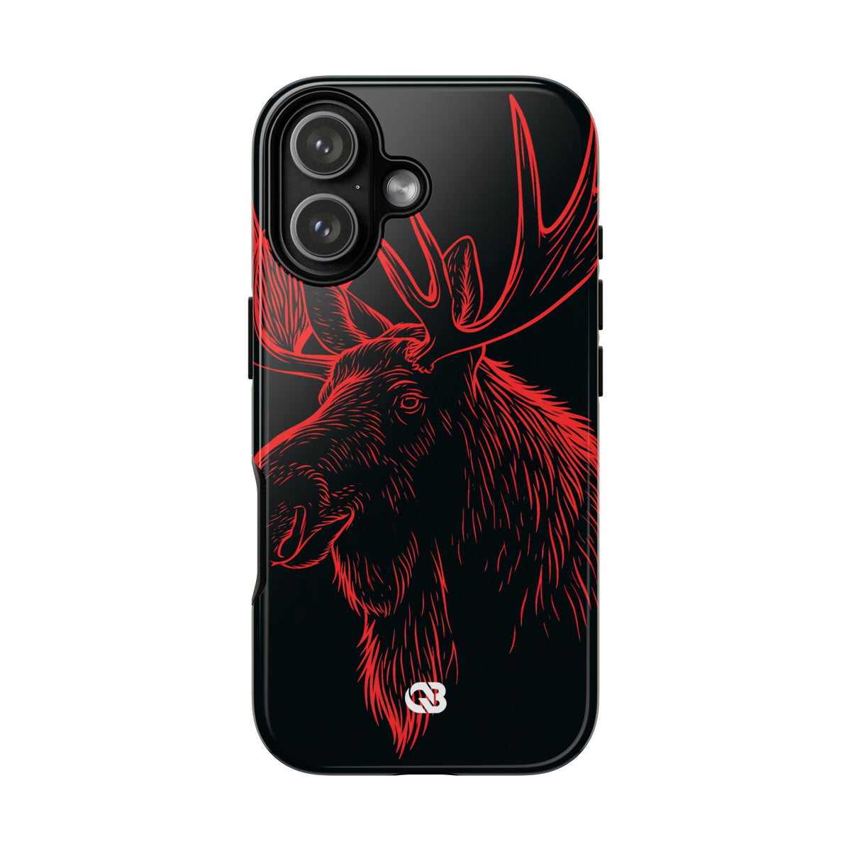Nordic Elk · Tough Phone Case for iPhone · Black
