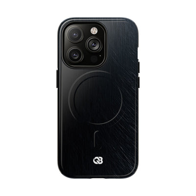 Brushed Obsidian Steel · Tough 2.0 Magnetic Phone Case for iPhone · Black