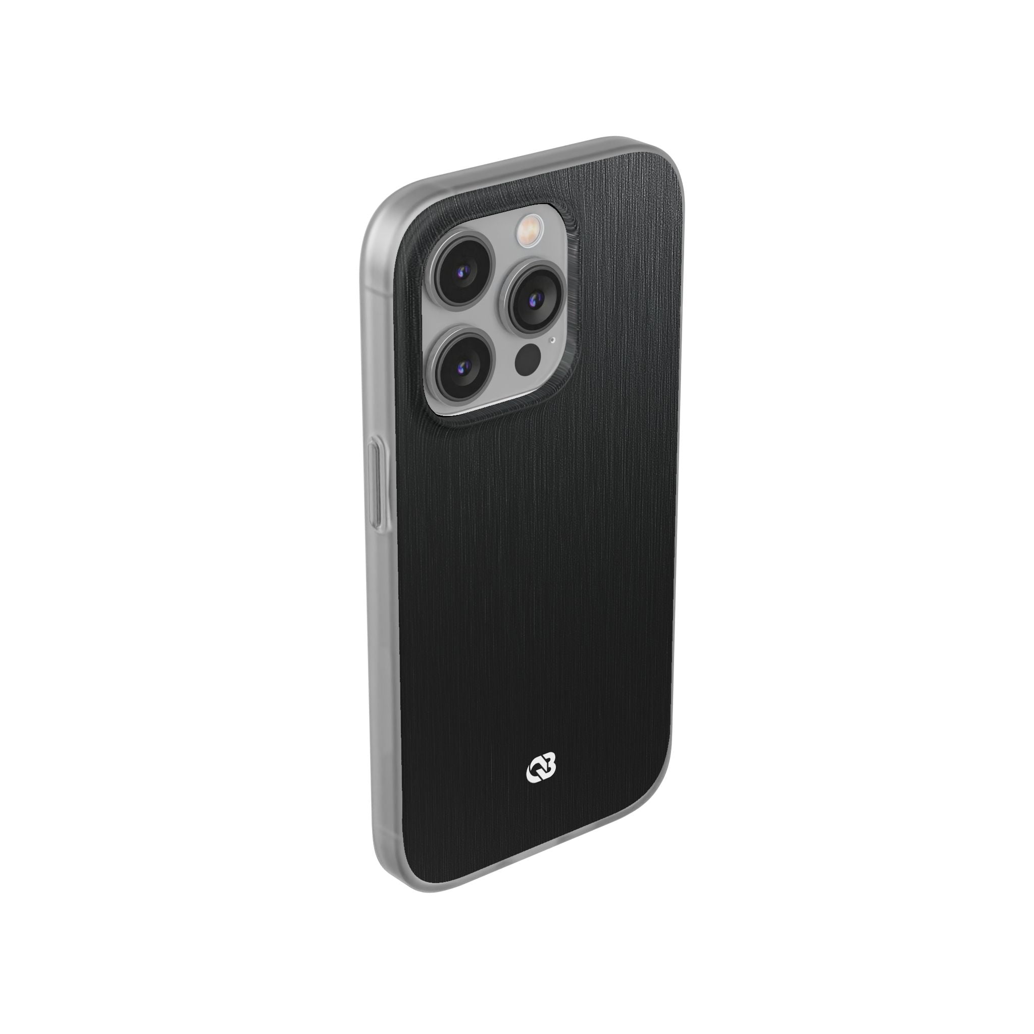 Black Lite Phone Case for iPhone - Brushed Obsidian Slate