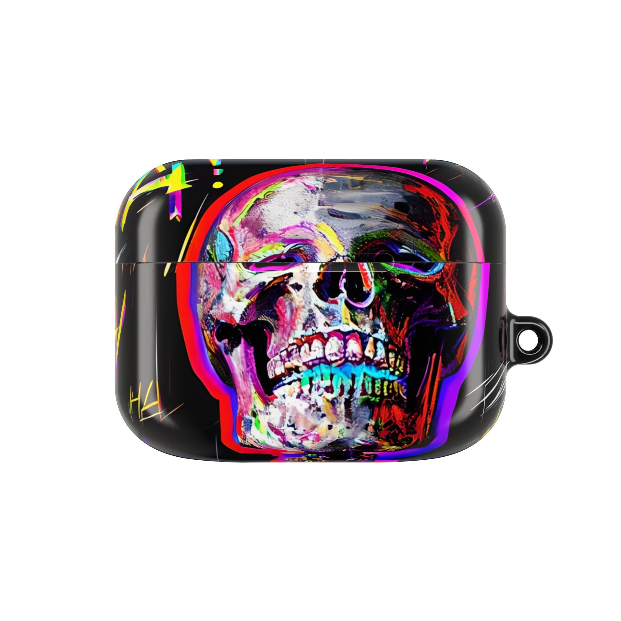 Neon Skeleton Laughter - AirPods Case