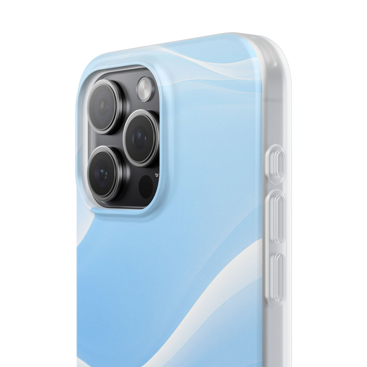Glacial Contour Flow · Lite Phone Case for iPhone ·  Blue