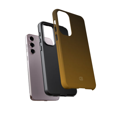 Gold Tough Phone Case for Samsung - Scorched Gold Haze