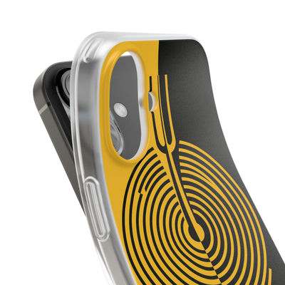Yellow Lite Phone Case for iPhone - Voltage Sector Pulse