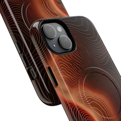 Caldera Ridge · Tough 2.0 Magnetic Phone Case for iPhone · Orange