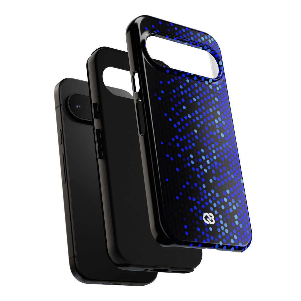 Cobalt Hex Dispersion · Tough Phone Case for Pixel ·  Blue