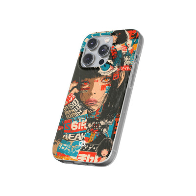 Shibuya Street Collage · Lite Phone Case for iPhone ·  Red
