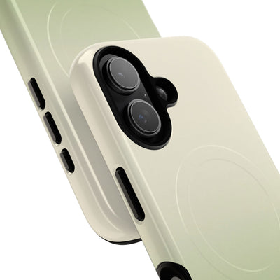 Green Tough 2.0 Magsafe Phone Case for iPhone - Bone Sage Fade