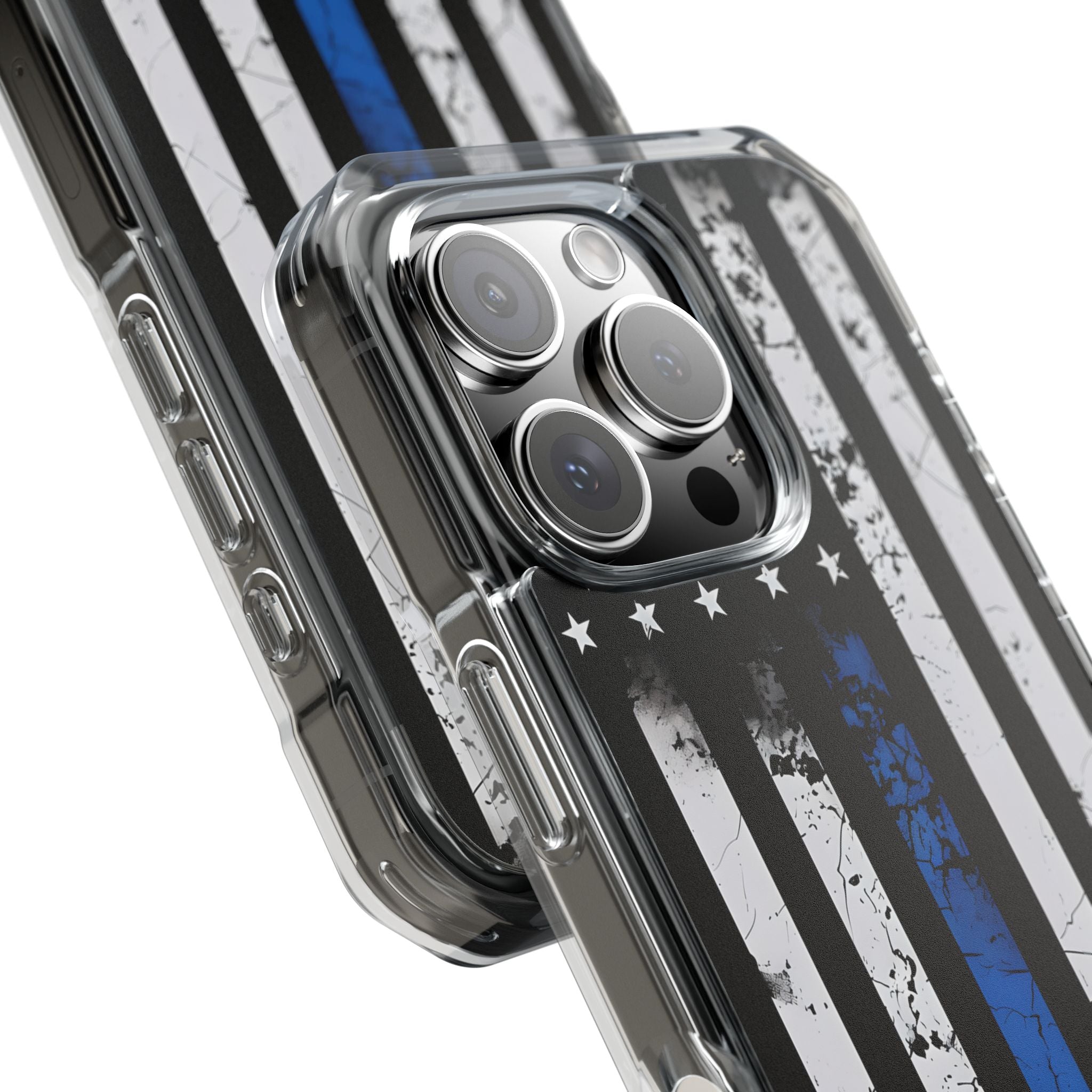 Gritty Cobalt Flag · Impact Phone Case for iPhone · Magsafe