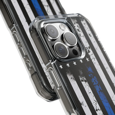 Gritty Cobalt Flag · Impact Phone Case for iPhone · Magsafe