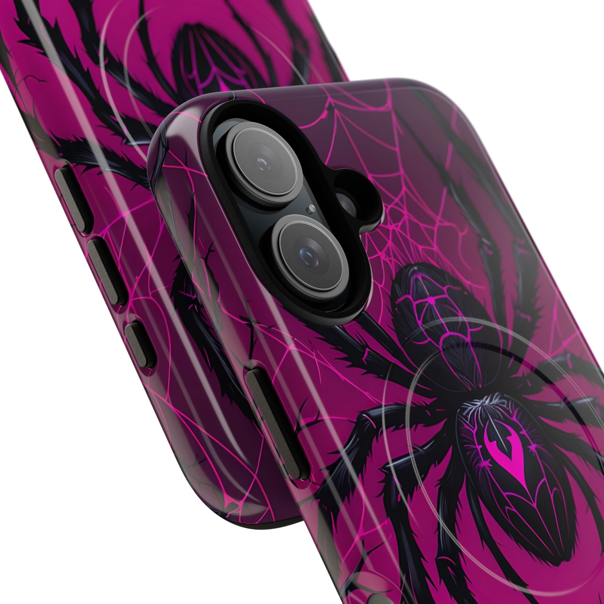 Obsidian Neon Widow · Tough+ Handyhülle für iPhone · Magsafe