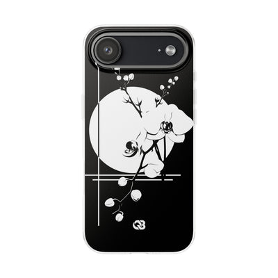 Black Lite Phone Case for iPhone - Lunar Orchid Grid