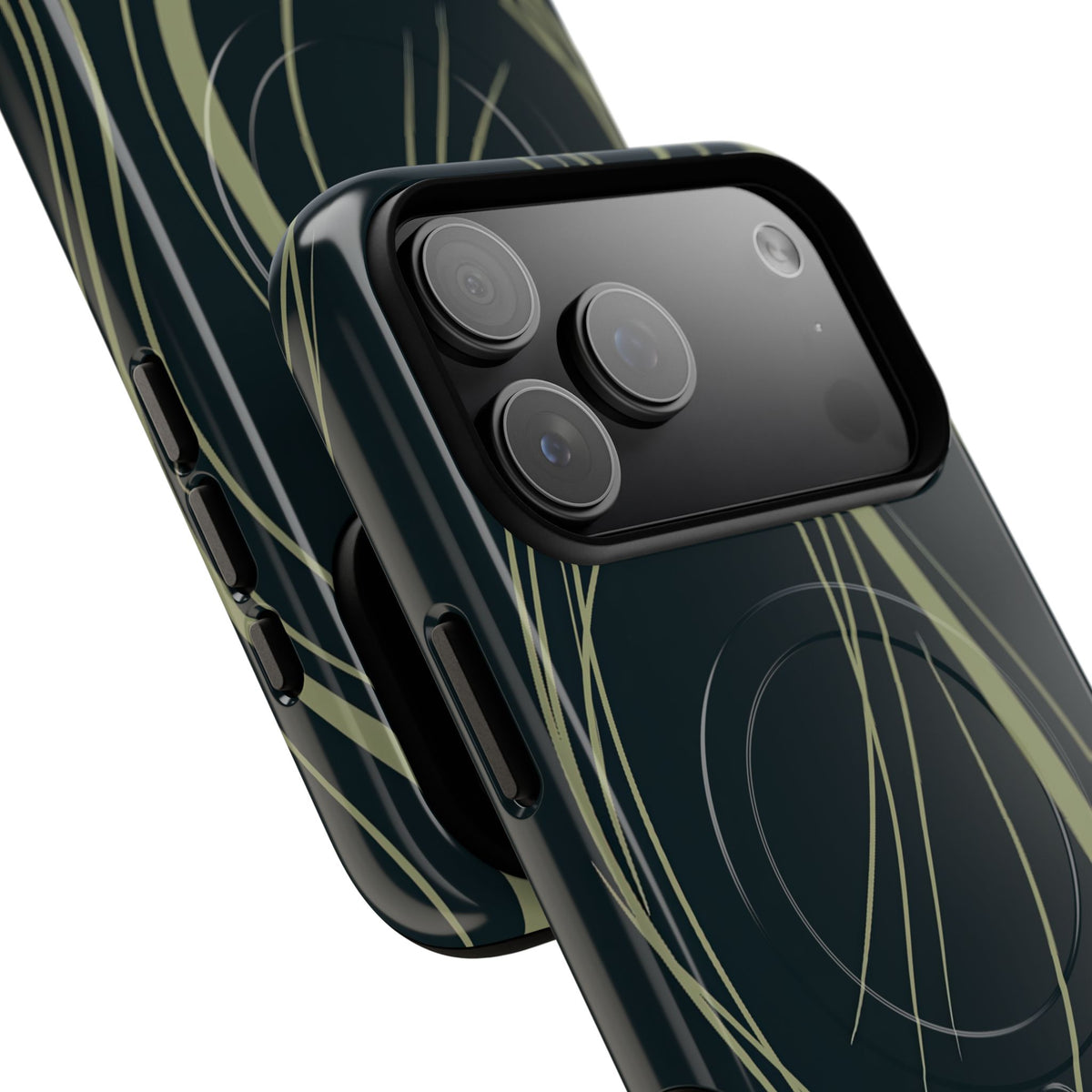 Serpentine Reeds · Tough 2.0 Magnetic Phone Case for iPhone · Green