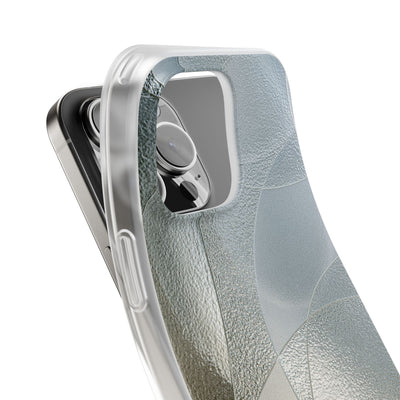Silver Lite Phone Case for iPhone - Frosted Silver Mosaic