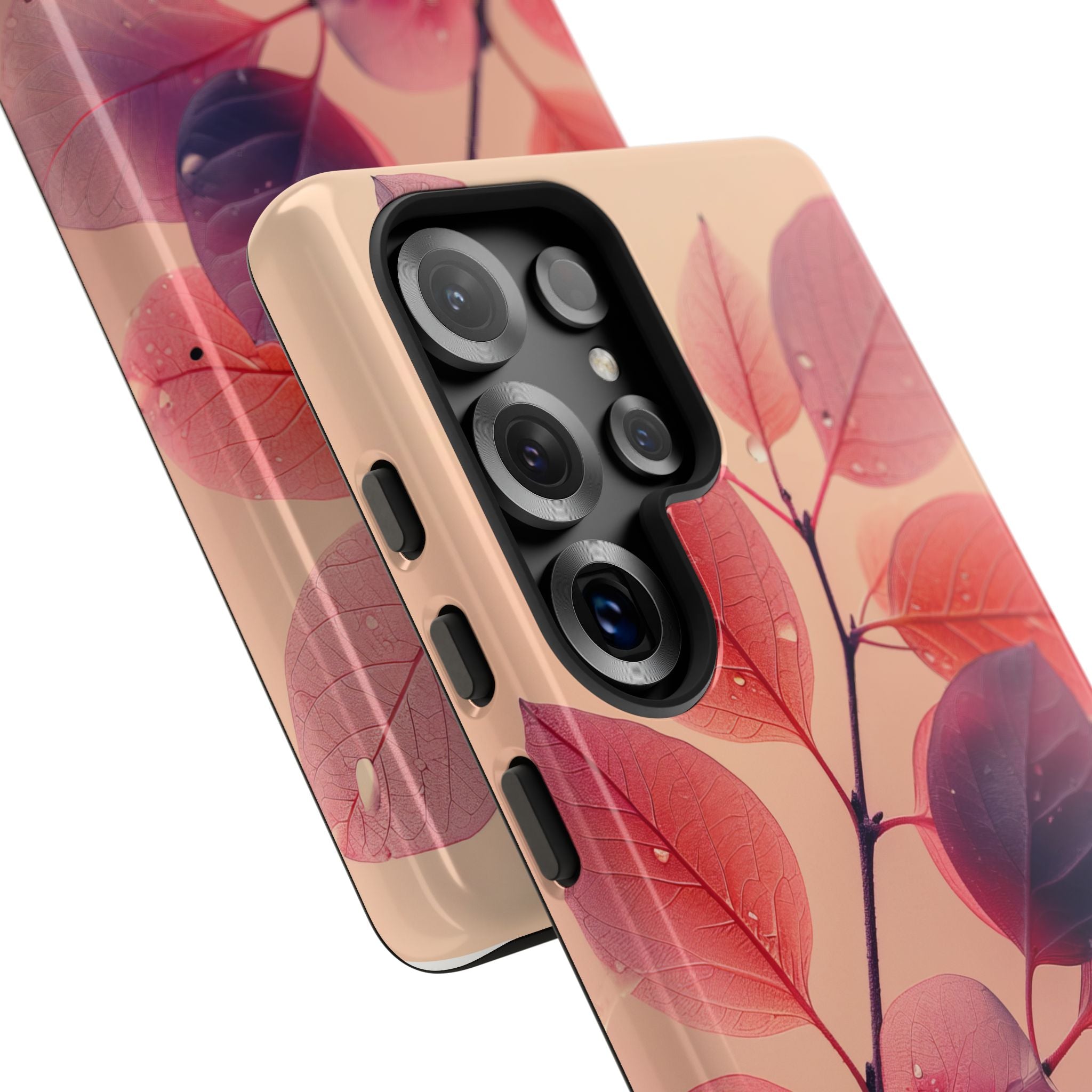 Dewy Magenta Foliage · Tough Phone Case for Samsung