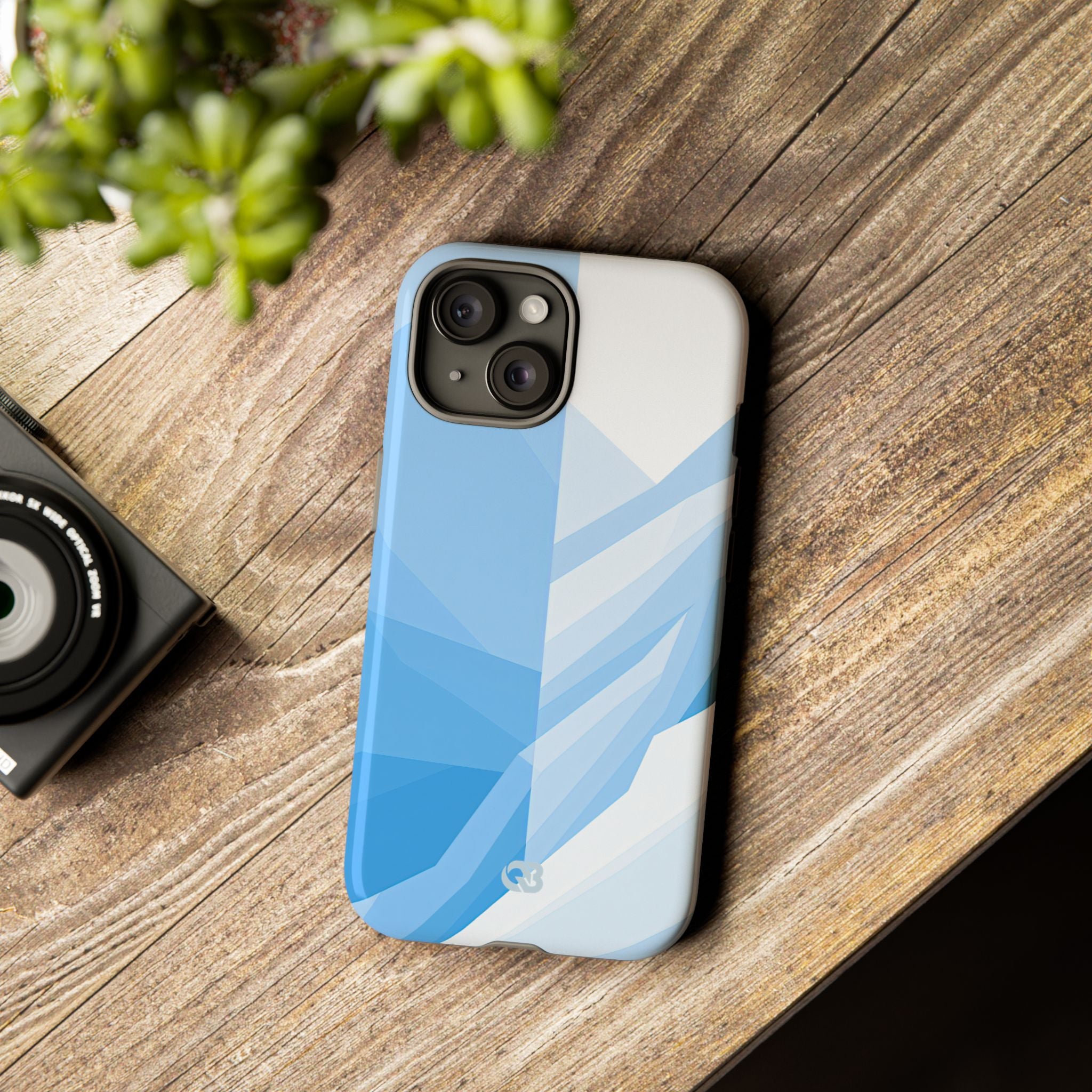 Blue Tough Phone Case for iPhone - Arctic Glacial Ridge