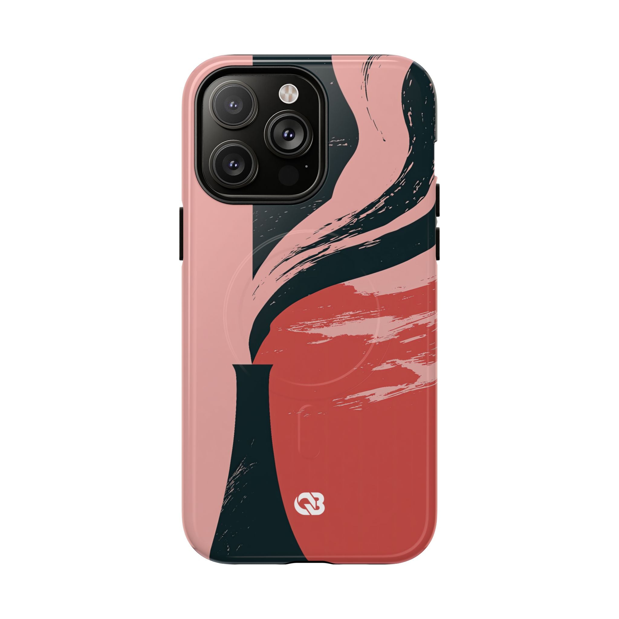 Pink Tough 2.0 Magsafe Phone Case for iPhone - Cinder Rose Plume