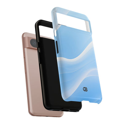 Blue Tough Phone Case for Google Pixel - Glacial Blue Silk
